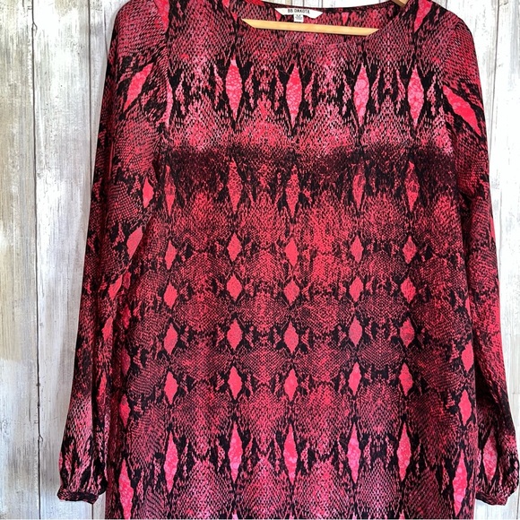 BB Dakota Red Snake Print Dress - Picture 2 of 5